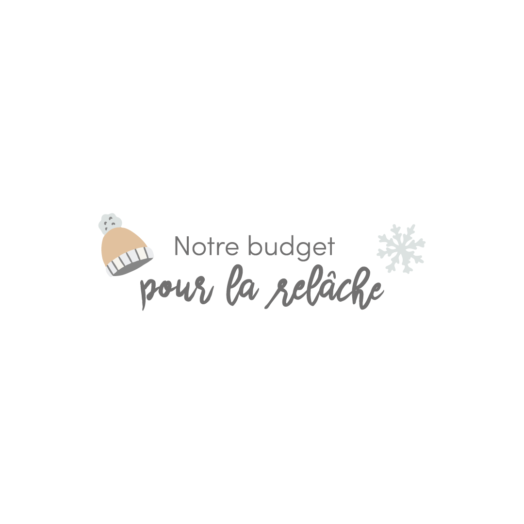 Our budget for spring break