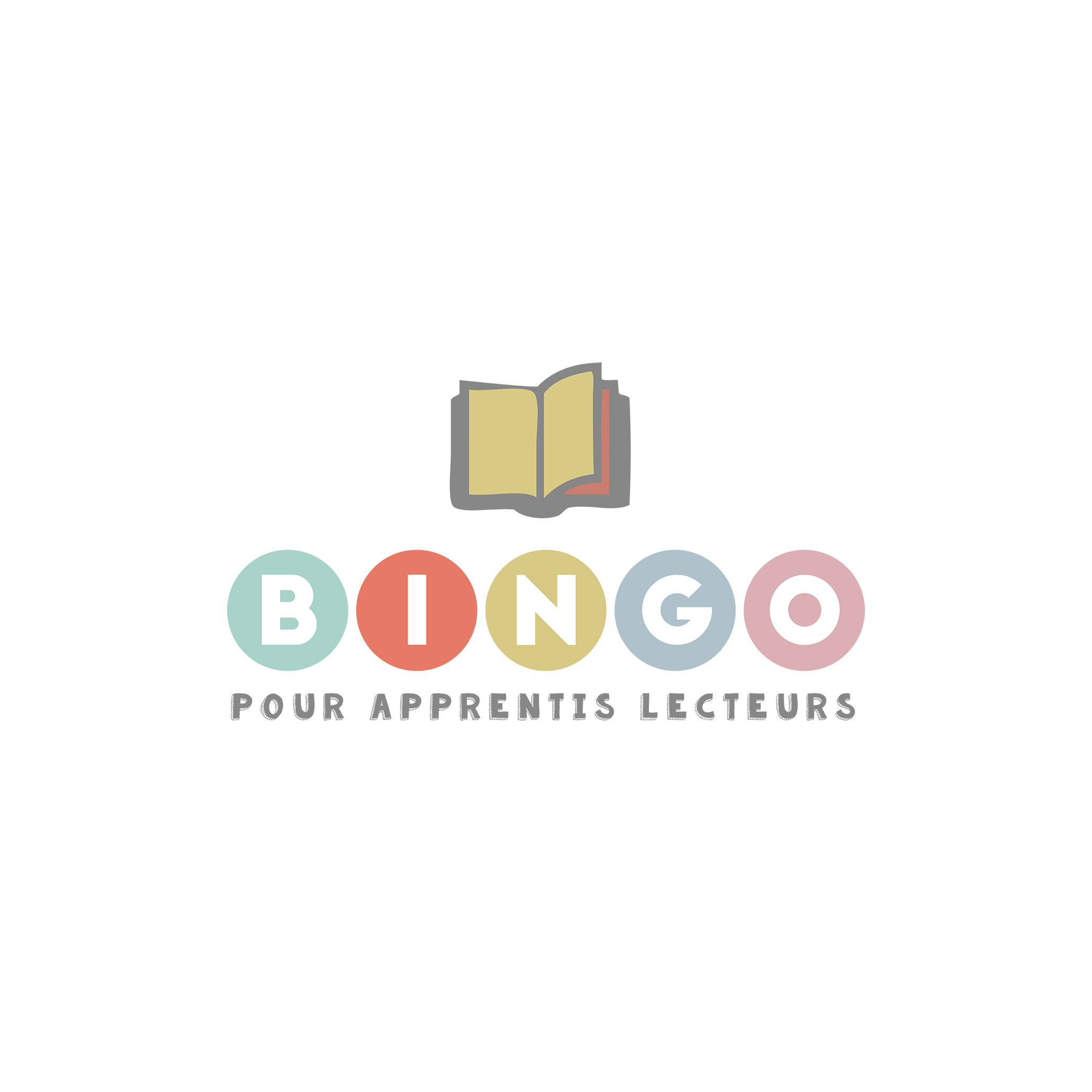 Version française du logo du bingo pour apprentis lecteurs Les Belles Combines