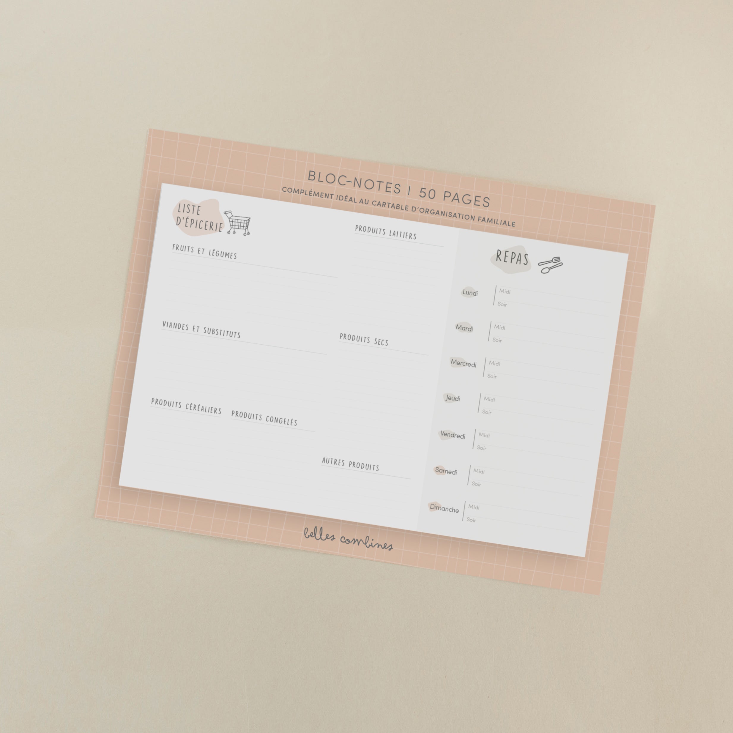 My Grocery List Notepad with Set