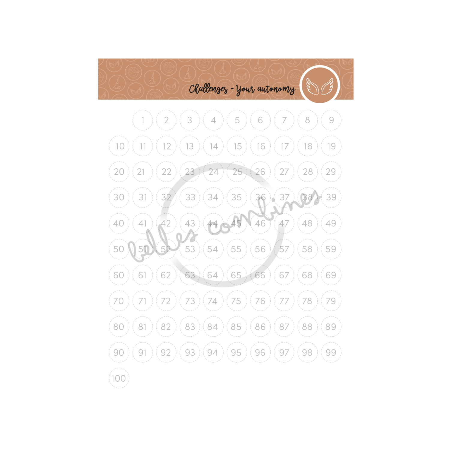 English version of the document to print Our family challenges for autonomy made by Les Belles Combines