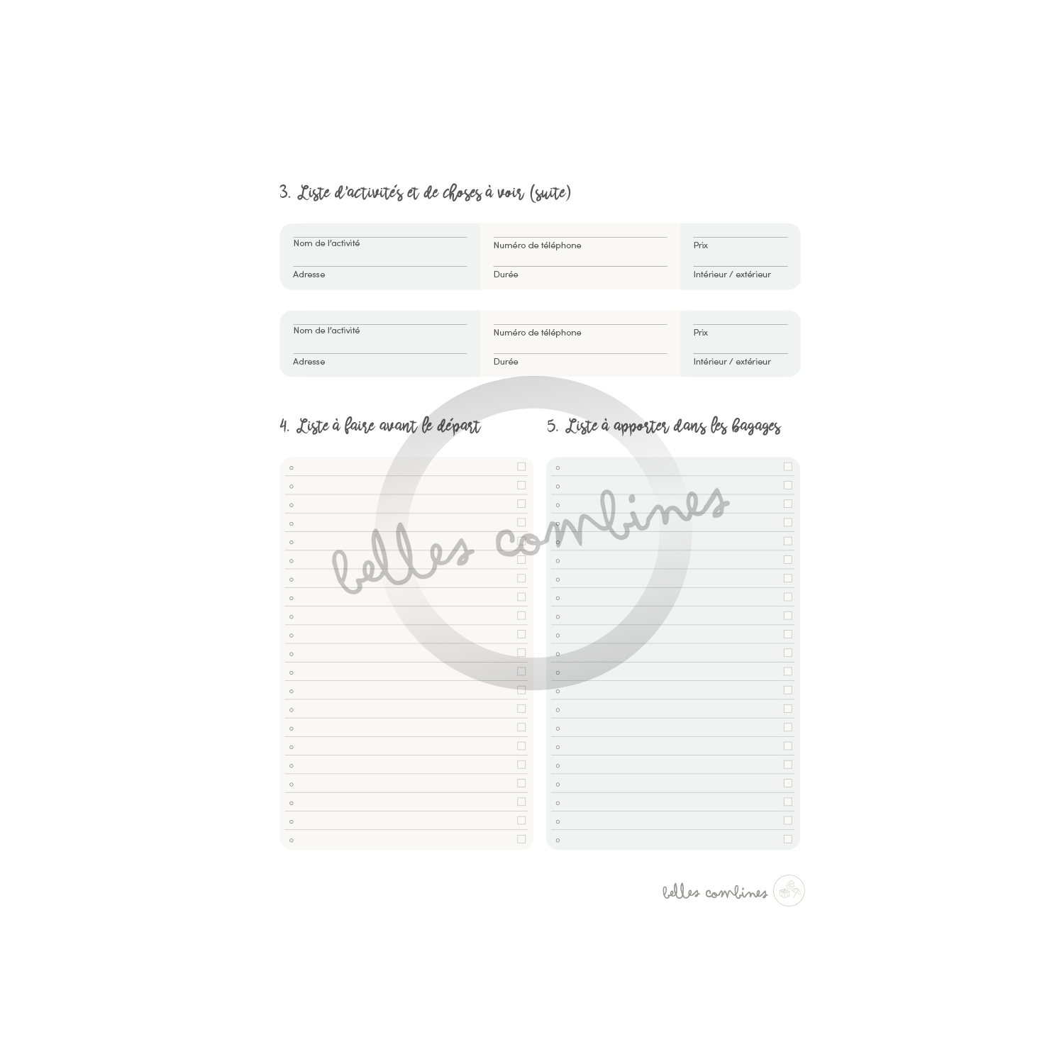 Vacation Planning Guide