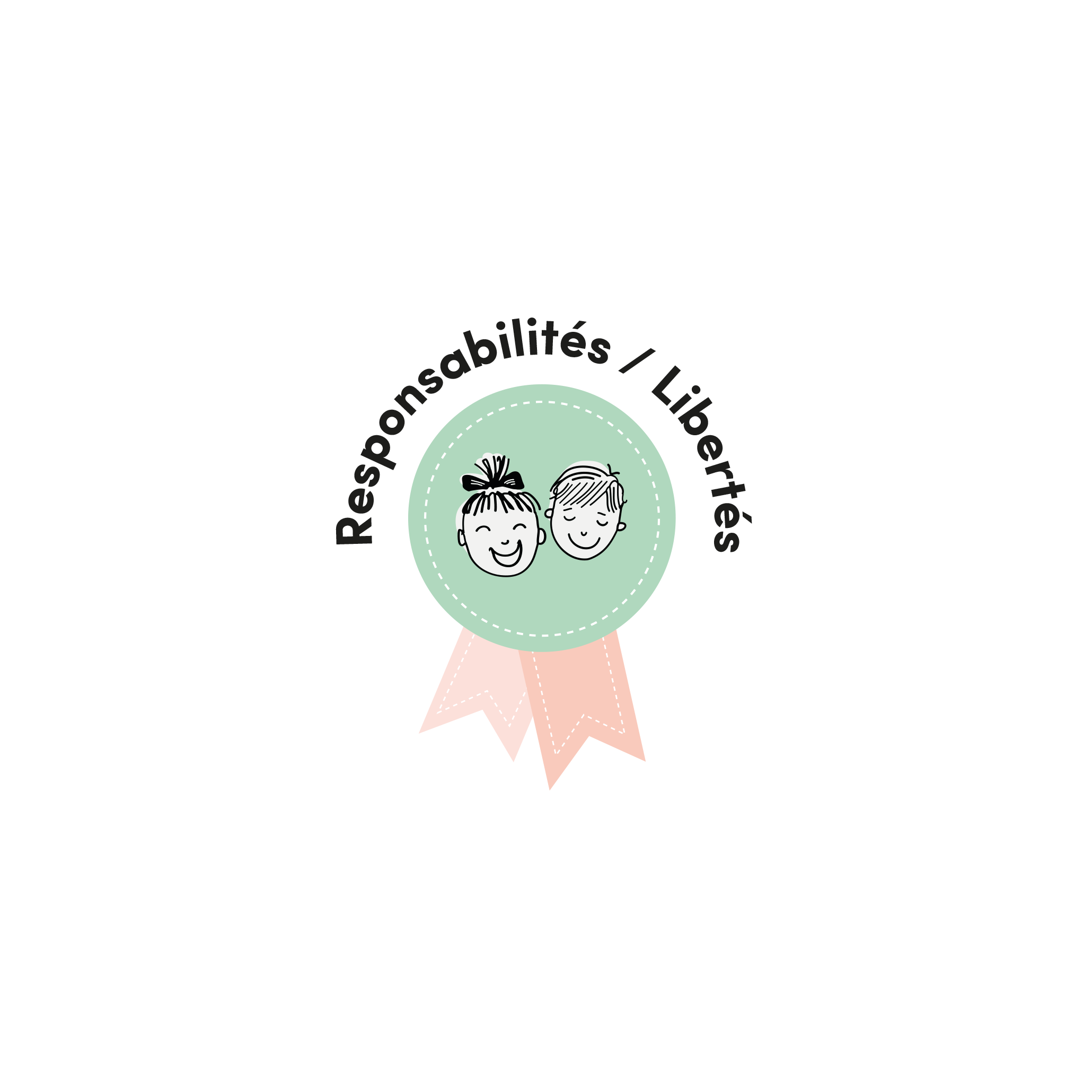 Version française du logo de la petite combine à imprimer Responsabilités/Libertés Les Belles Combines