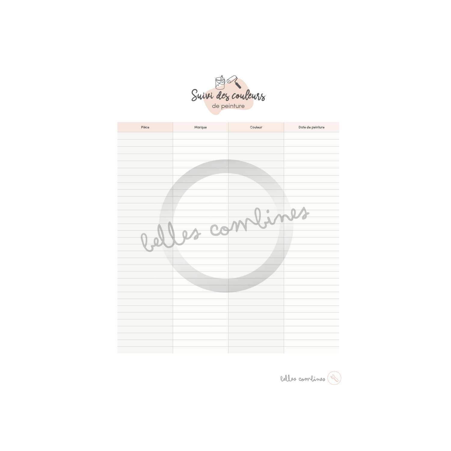 Paint color tracking