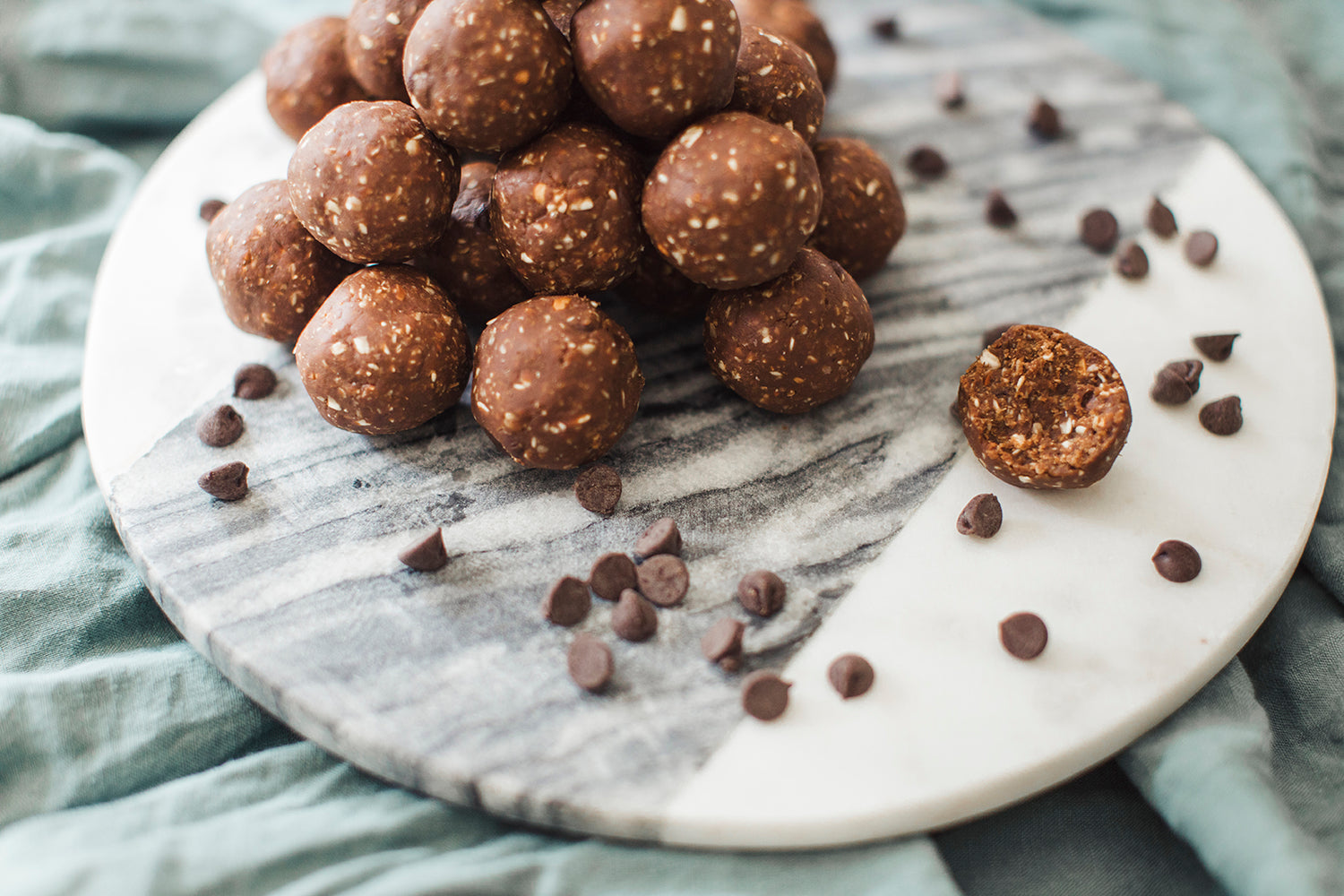 Boules d’énergie chocolatées