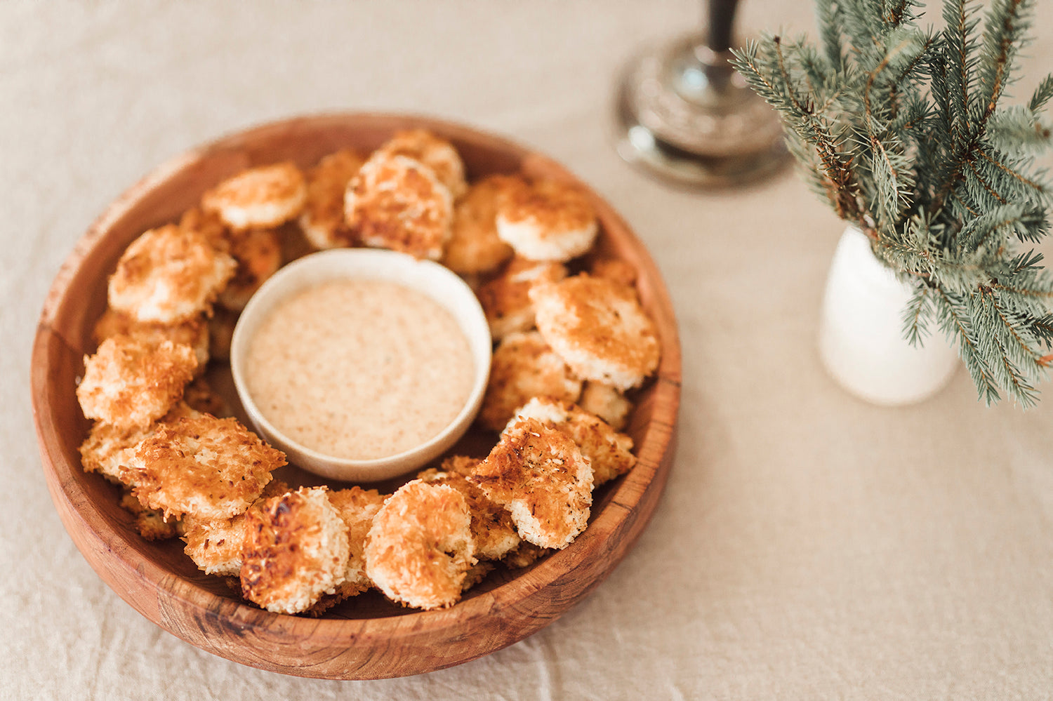 Crevettes à la noix de coco