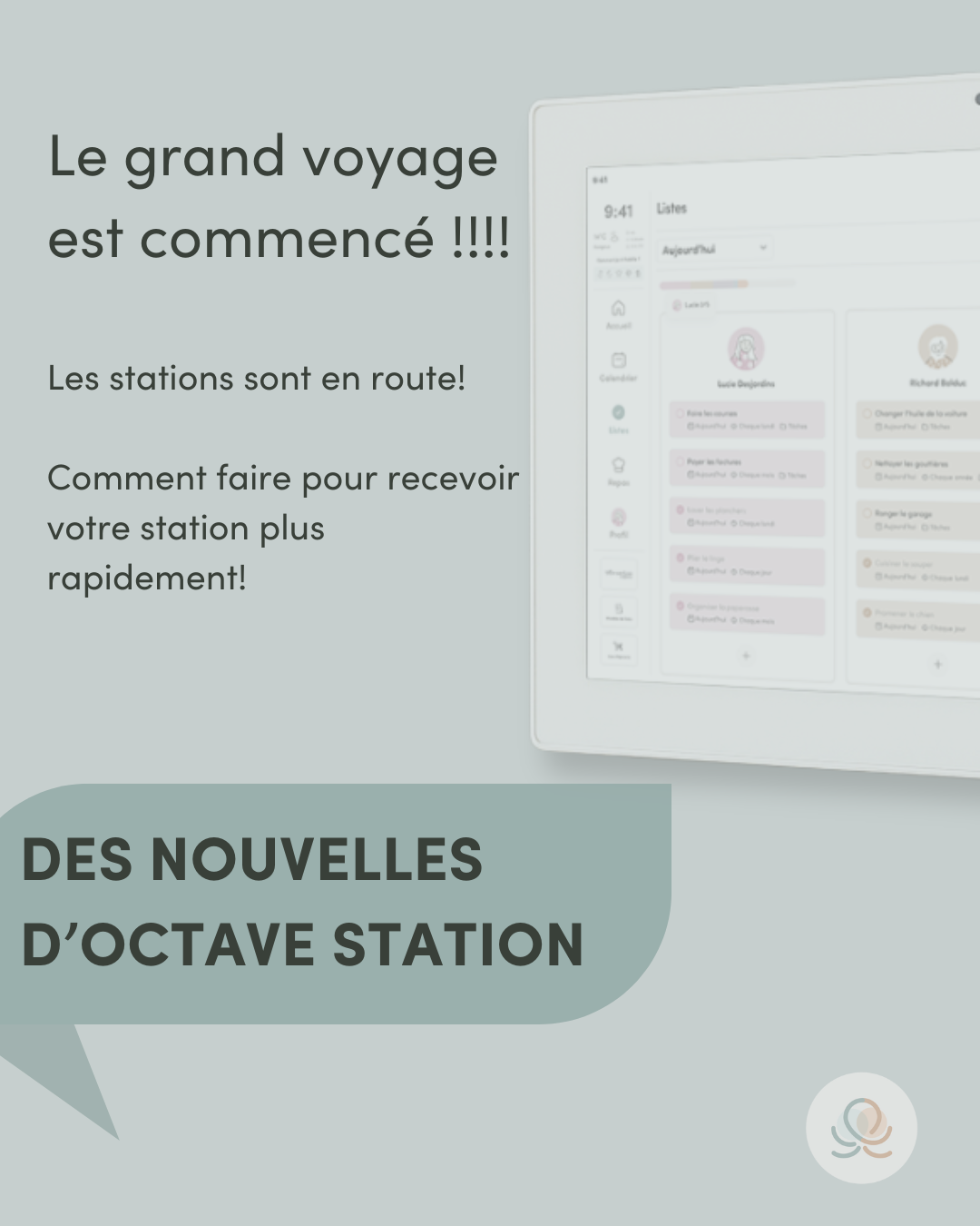 Octave Station : En route vers le Québec!