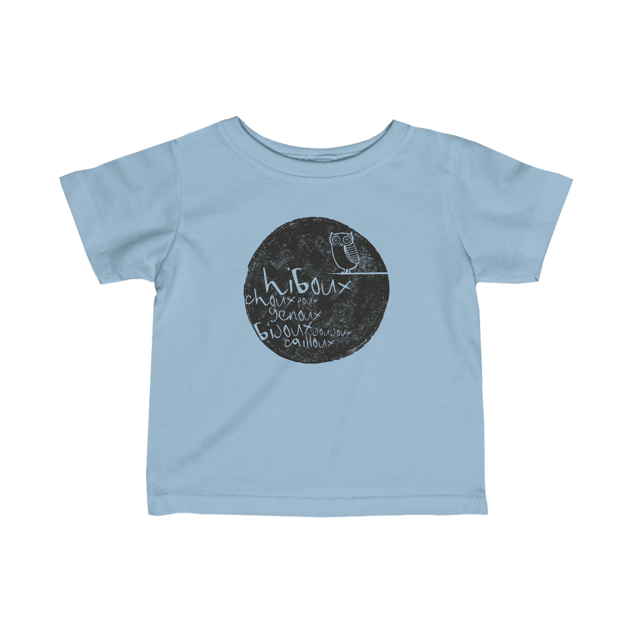 T-shirt pour bébé - Hiboux, choux, genoux
