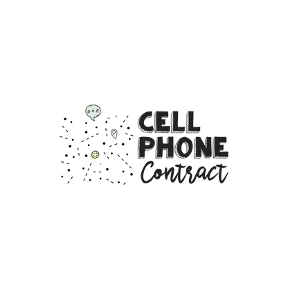 English version of the logo of the cell phone contract to print made by Les Belles Combines
