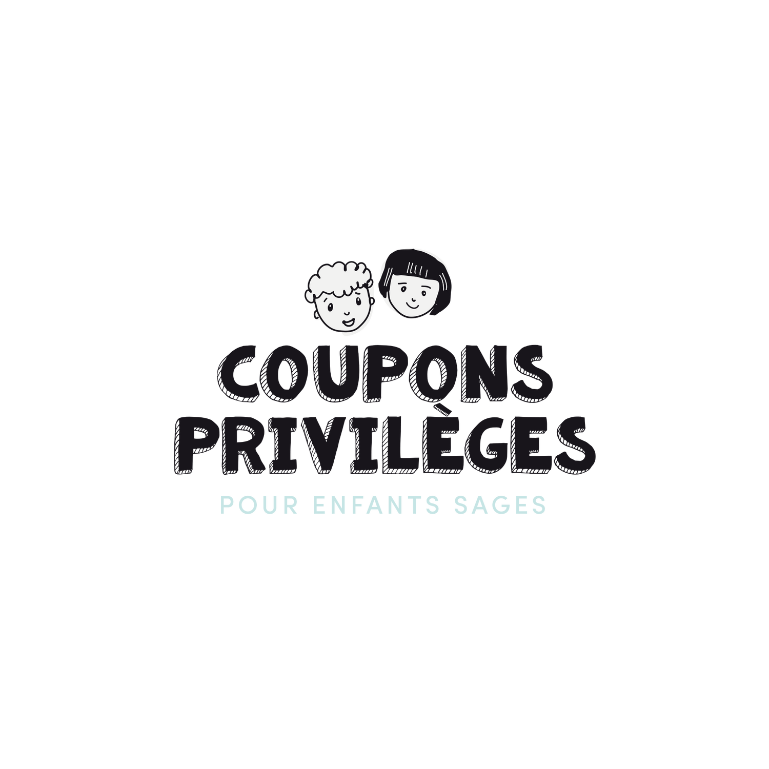 Version française du logo des coupons privilèges pour enfants sages Les Belles Combines