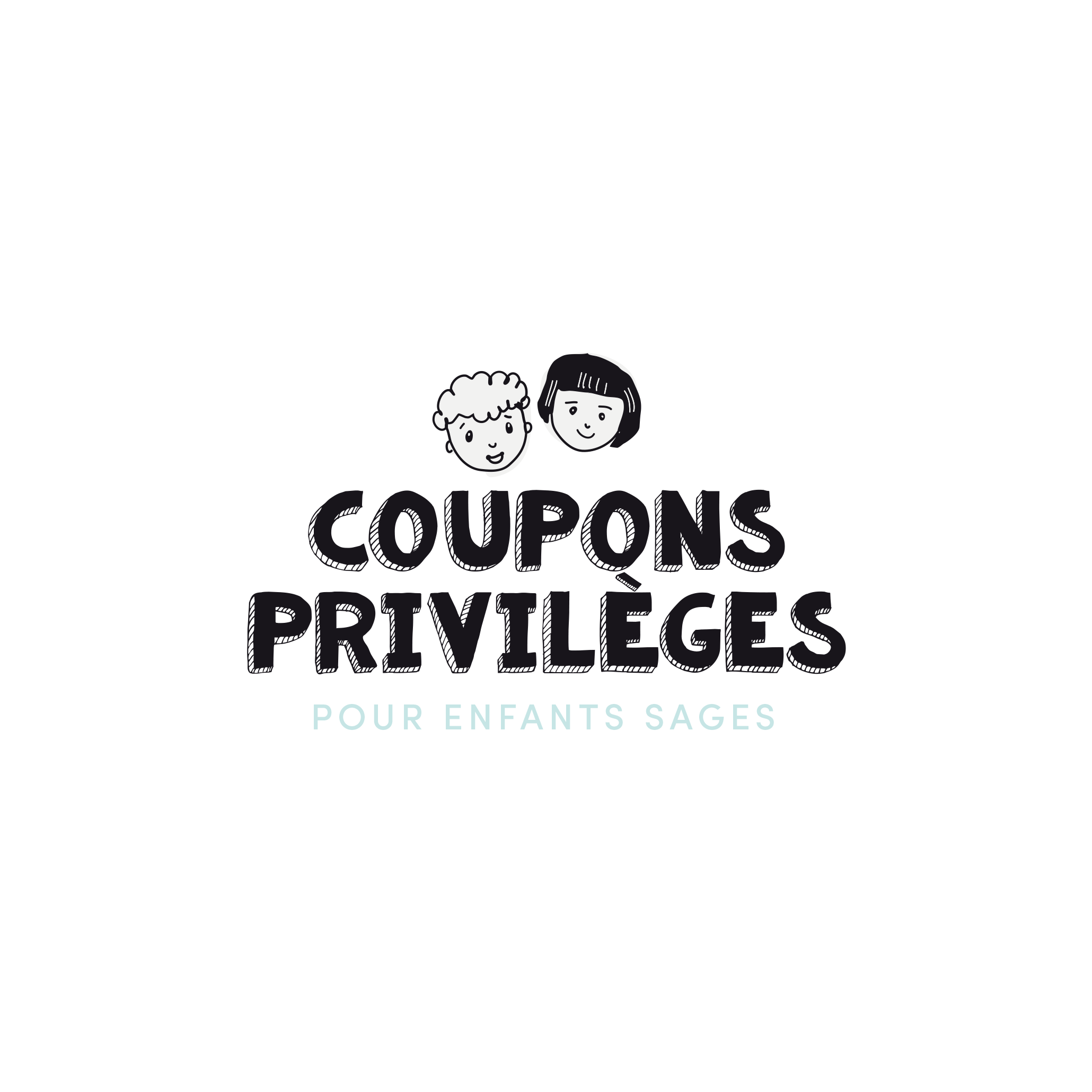 Version française du logo des coupons privilèges pour enfants sages Les Belles Combines