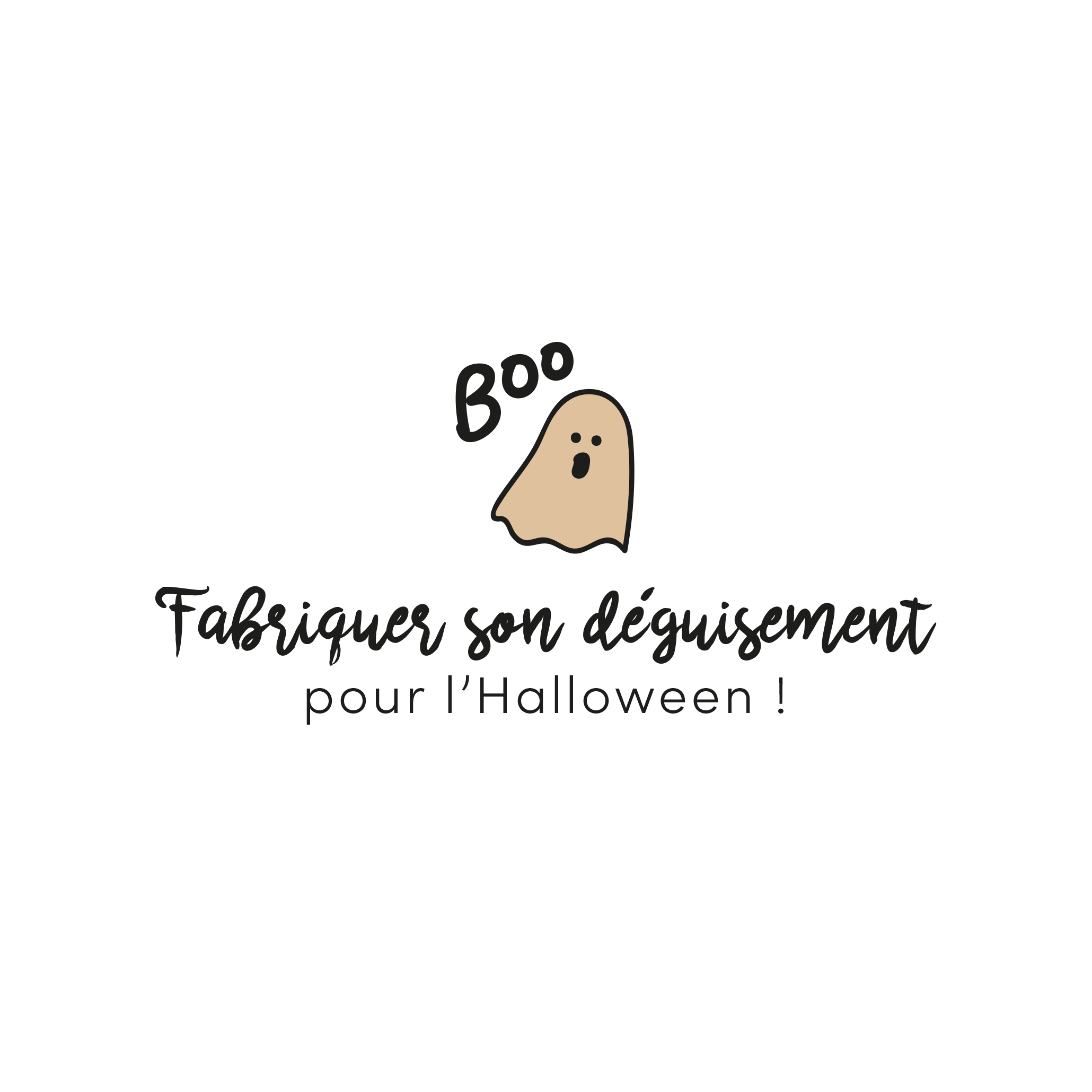 Version française du logo de la petite combine à imprimer Fabriquer son déguisement pour l&