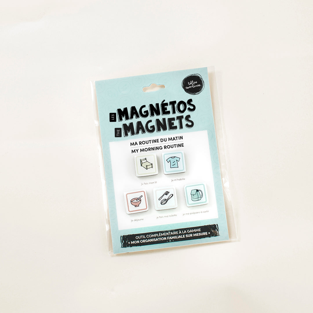 Les Magnetos My good habits - My morning routine - BILINGUAL