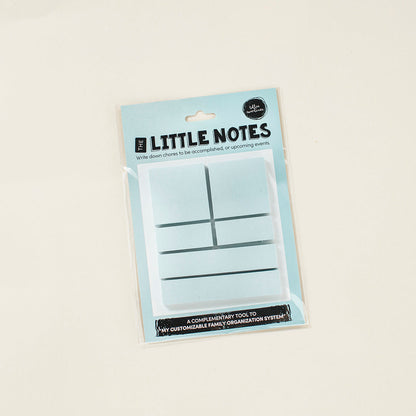 English version of the blue sticky little notes by Les Belles Combines