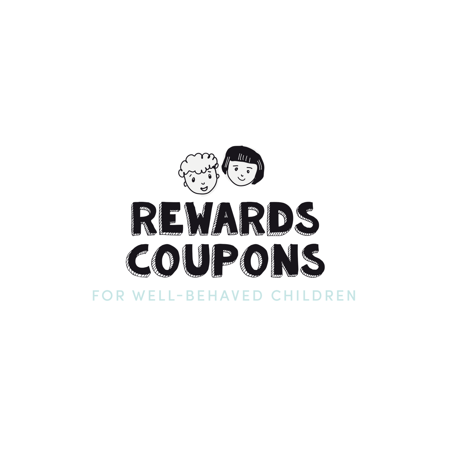 English version of the logo of the rewards coupons for well-behaved children made by Les Belles Combines