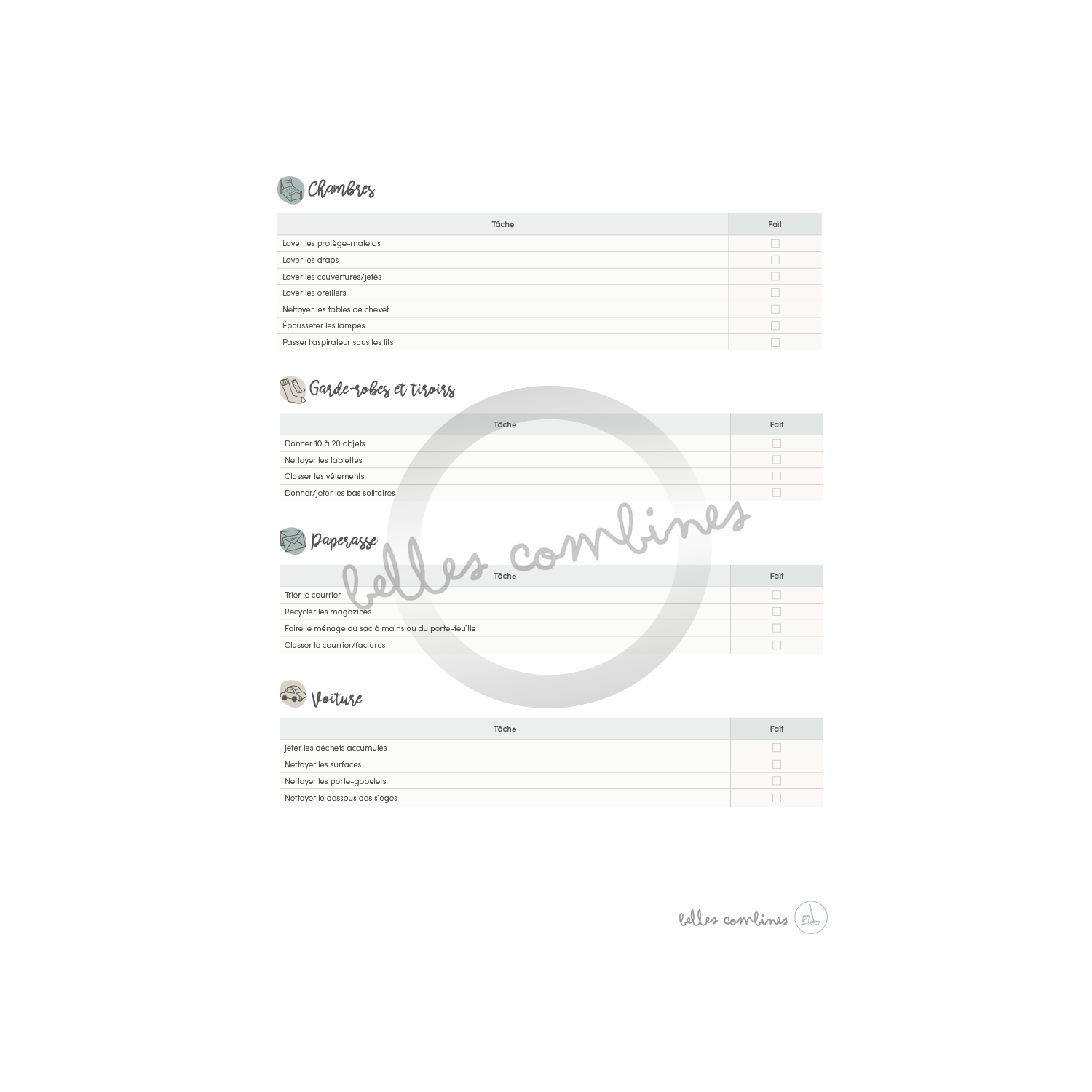 Five-Minute Tasks